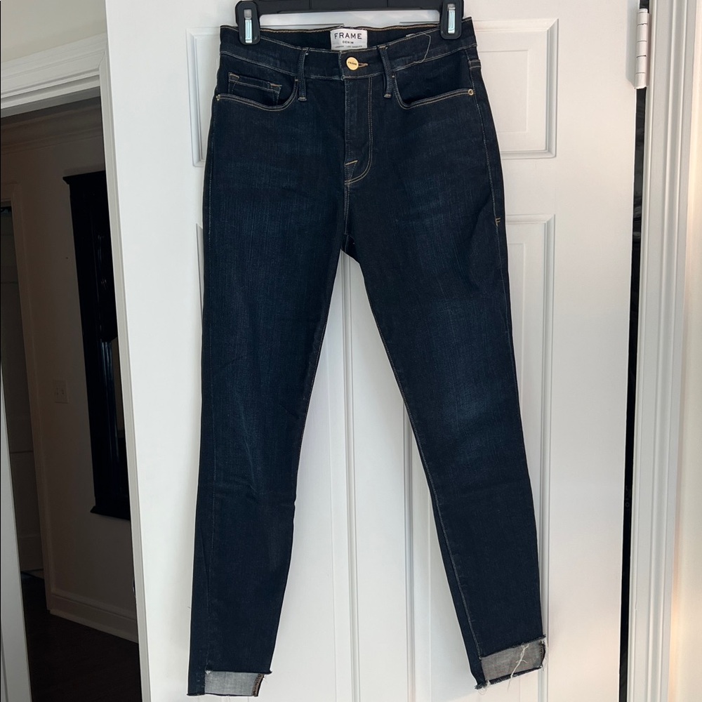 Frame Denim Women's Midnight Blue Ankle Jeans